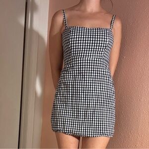 Brandy Melville Black and White Mini Dress
